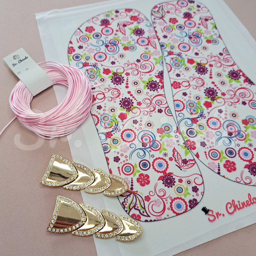 Lonita Floral com Cabedal Mônica
