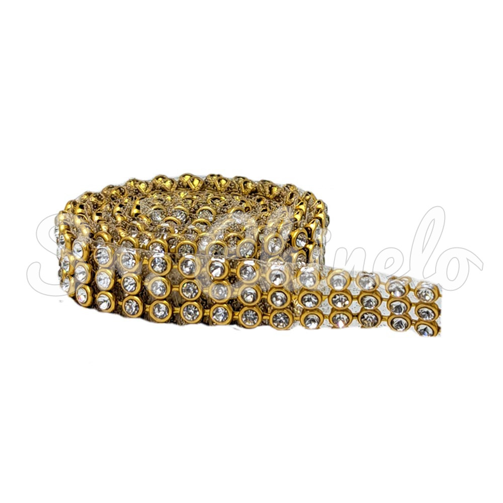 Manta de Strass, Ouro, Cristal