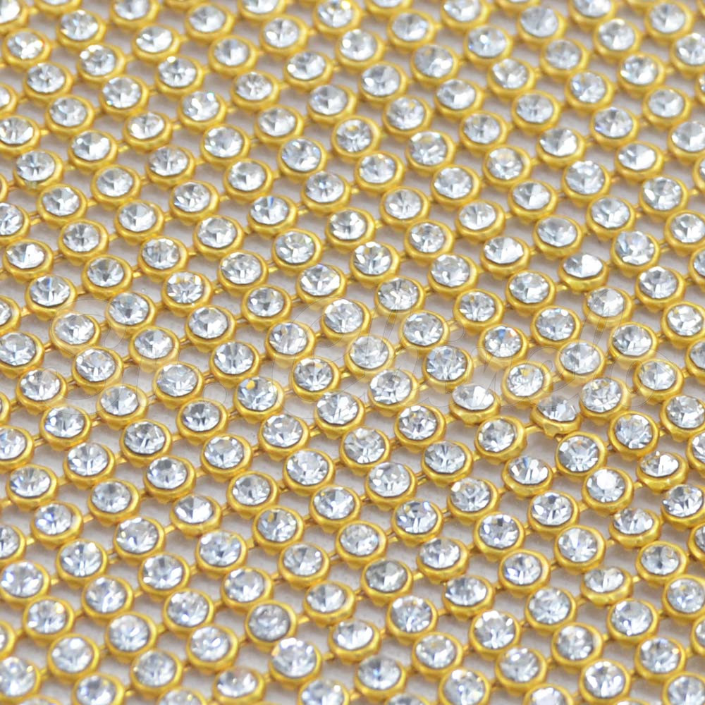Manta de Strass, Ouro, Cristal