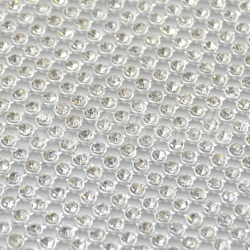 Manta de Strass, Prata, Cristal