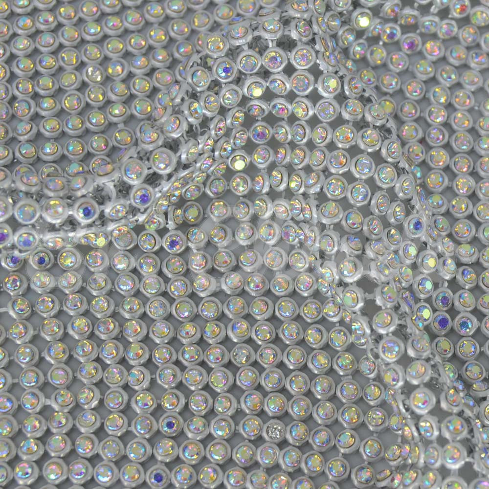 Malha de Strass, Prata, Furtacor