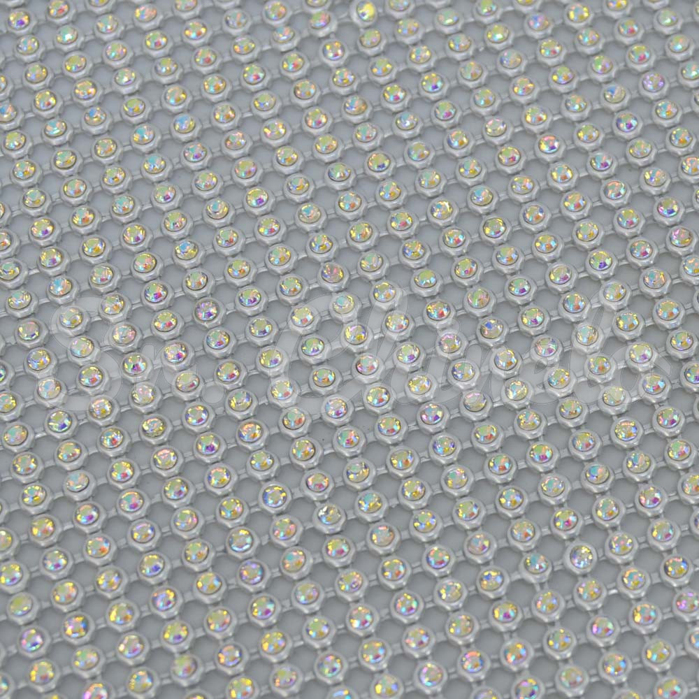 Malha de Strass, Prata, Furtacor