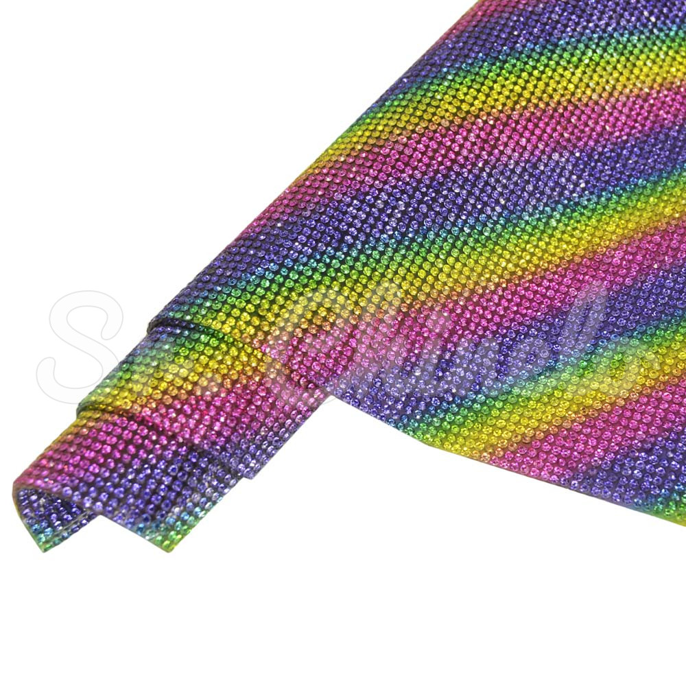 Manta de Vidro, Strass, Arco-Íris