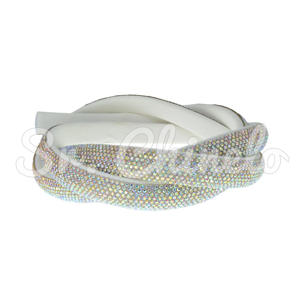 Tubo de Strass Meia Cana, 10mm, Furtacor