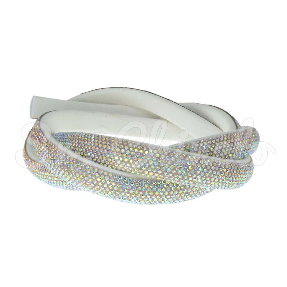 Tubo de Strass Meia Cana, 12mm, Furtacor