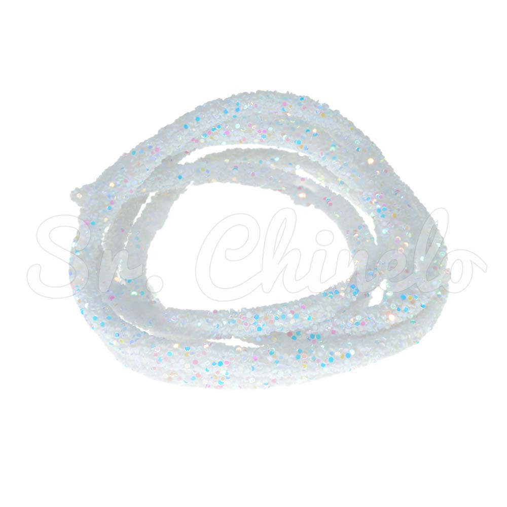 Tubo de Paetê, 06mm, Branco