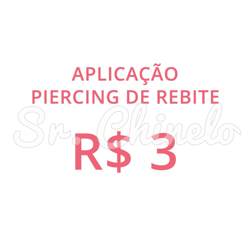 Aplicação de Piercing de Rebite
