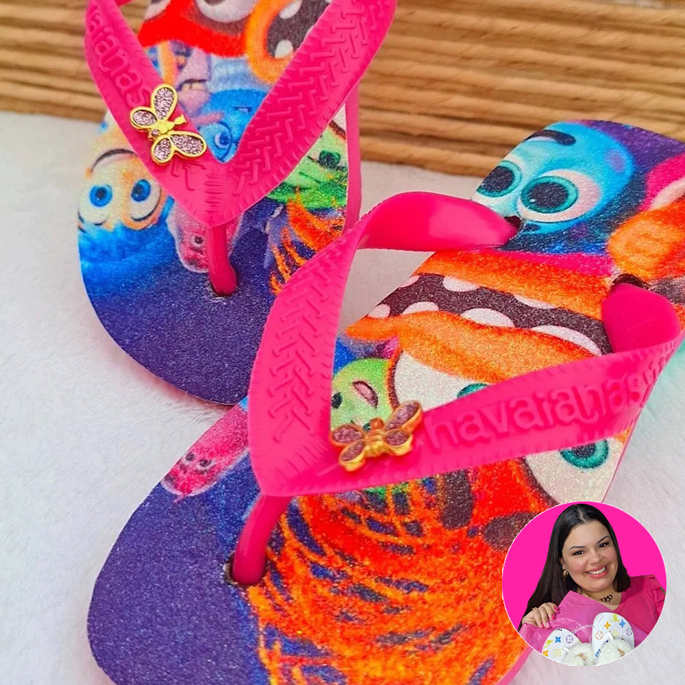 Chinelo Infantil Divertida Mente - Mileni Fernandes