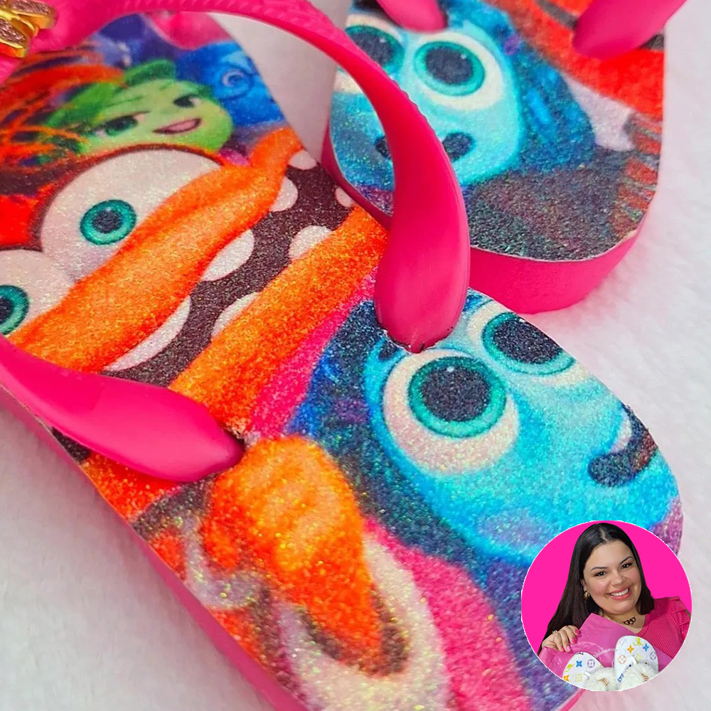 Chinelo Infantil Divertida Mente - Mileni Fernandes