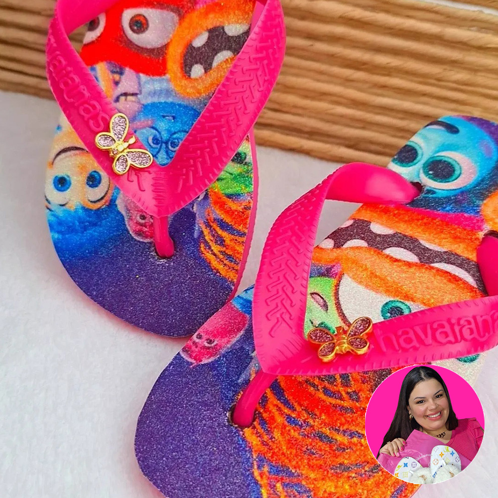 Chinelo Infantil Divertida Mente - Mileni Fernandes