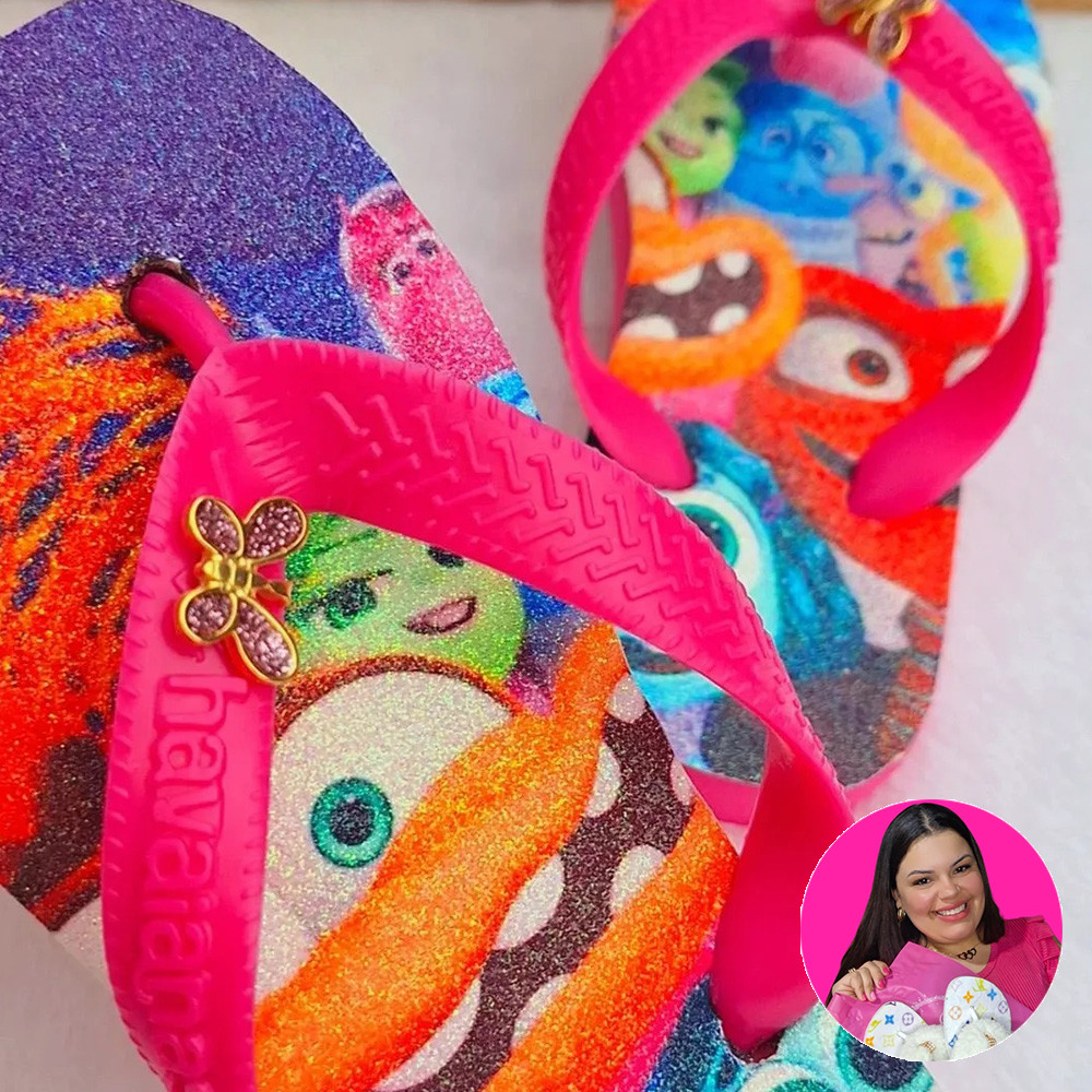 Chinelo Infantil Divertida Mente - Mileni Fernandes