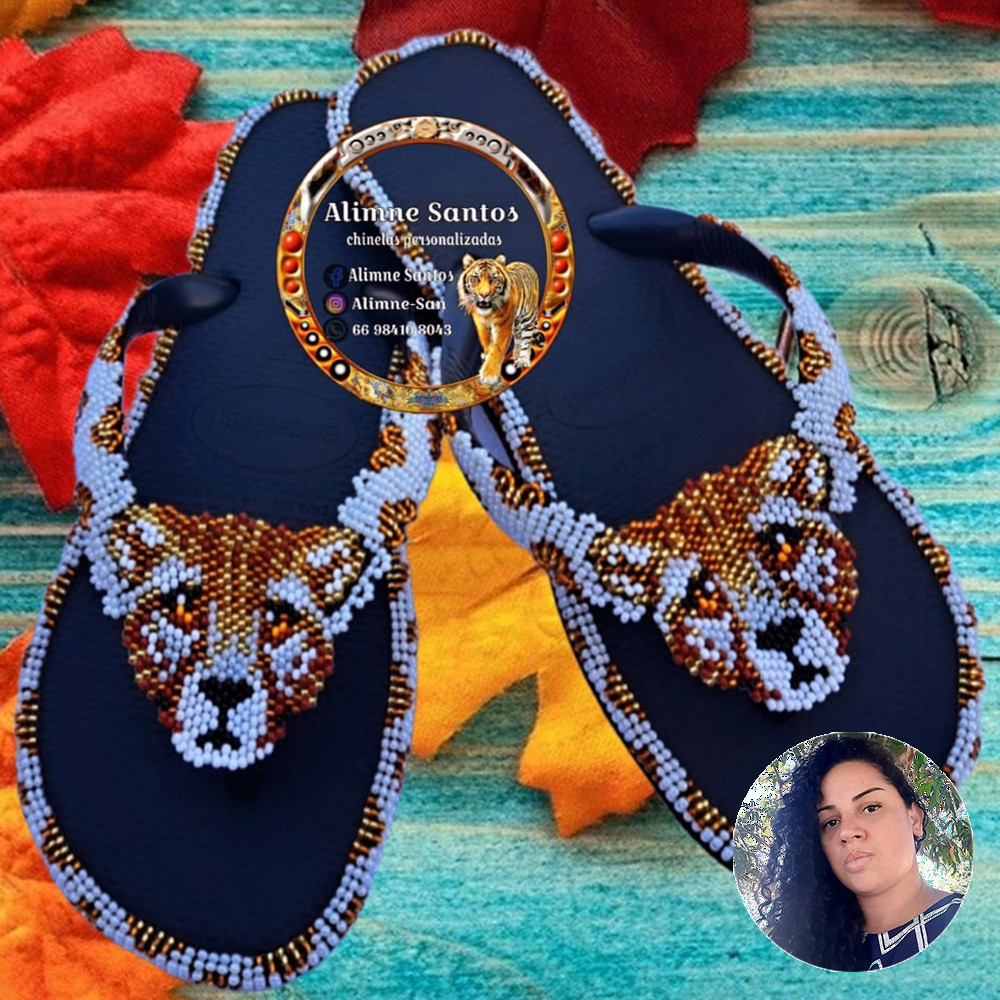 Havaianas Onça - Alimne Santos