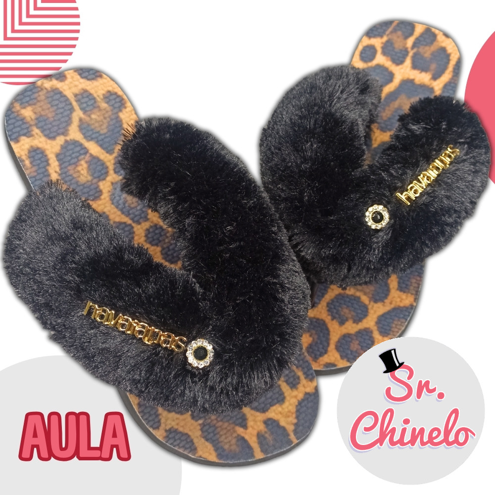 Chinelufa Tiras Encapadas com Pelúcia, Piercings de Rebite e Lonita Termocolante - Inspiração Marca Famosa - Aula 013