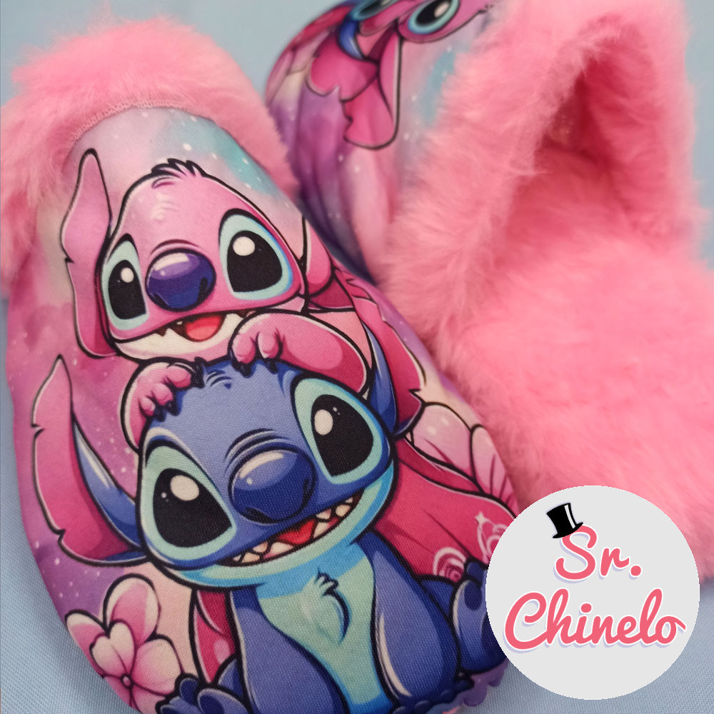 Aula 011 - Pantufa Unissex do Stitch com Aplicação de Estampa Termocolante