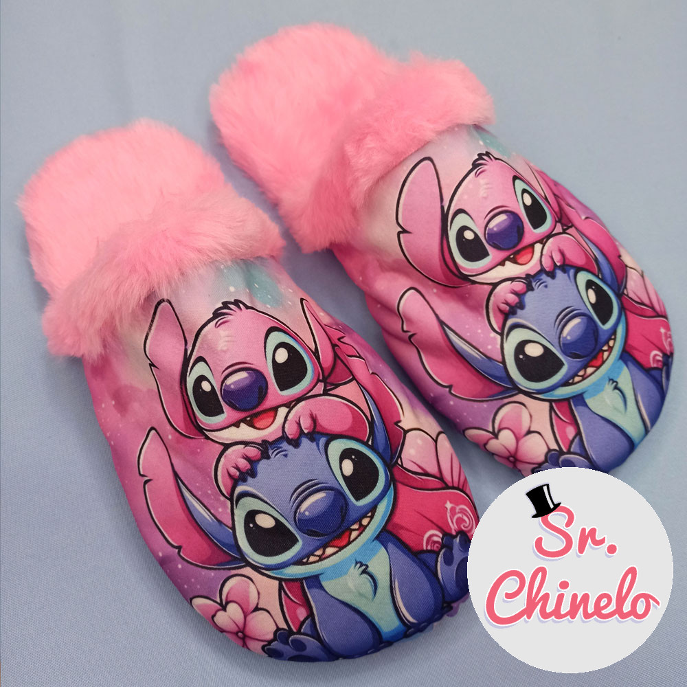Aula 011 - Pantufa Unissex do Stitch com Aplicação de Estampa Termocolante
