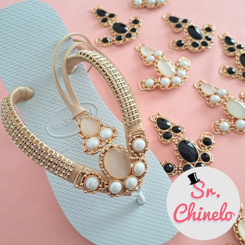 Aula 001 - Chinelo Customizado com o Cabedal Adriana e Couro Camurça para Amarração no Tornozelo