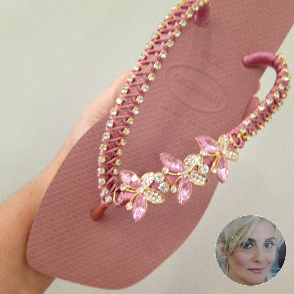 Chinelo Cabedal Borboleta - Soraya Maria