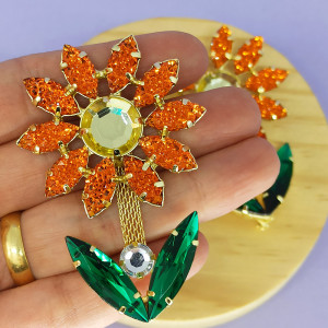 Cabedal Girassol, Banhado, Rebite, Laranja Drusa