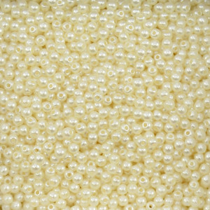 Pérola ABS, 03mm, Creme