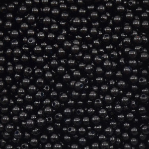 Pérola ABS, 04mm, Preto