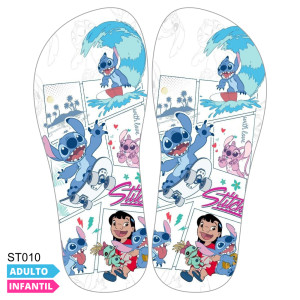 Lonita Sublimada, Stitch, Branco/Azul