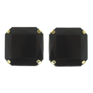 Piercing de Rebite, Quadrado, Preto