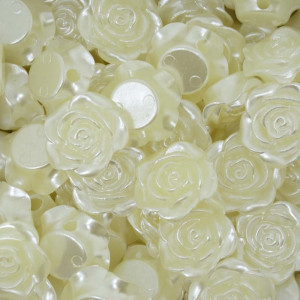 Flor ABS, 16mm, Creme