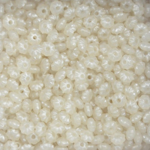 Pitanga de Acrílico, 06mm, Branco Perolado