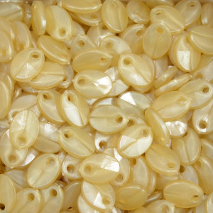 Mini Lentilha de Acrílico, 08mm, Champagne Perolado