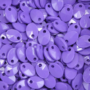 Mini Lentilha de Acrílico, 08mm, Lilás