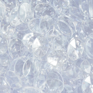 Lentilha de Acrílico, 12mm, Transparente