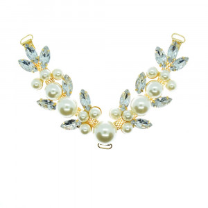 Cabedal Pérola, Passante, Cristal