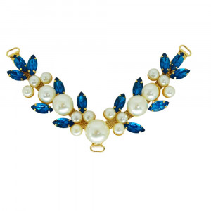 Cabedal Pérola, Passante, Verde Turquesa