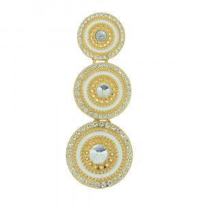 Cabedal Rebeca, Garra, Mandala, Branco