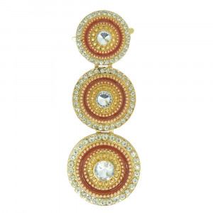 Cabedal Rebeca, Garra, Mandala, Marrom