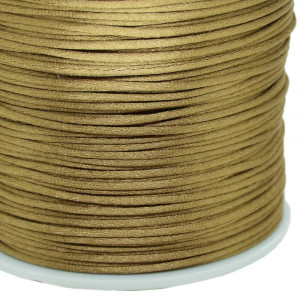 Fio de Seda, 1mm, Marrom Bronze