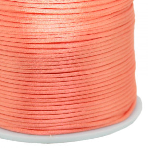 Fio de Seda, 1mm, Rosa Salmão