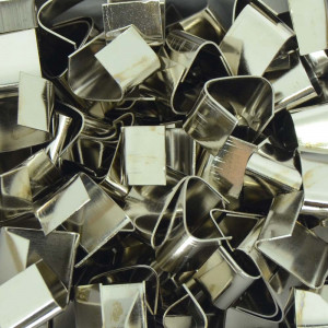 Terminal de Amassar, 15mm, Prata