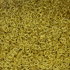 Argolinha de Metal, 04mm, Ouro