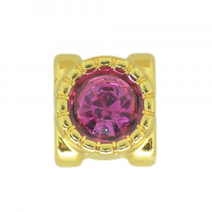 Passante, Ponto de Luz, Ouro, Fuchsia