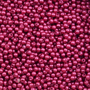 Pérola ABS, 03mm, Marsala