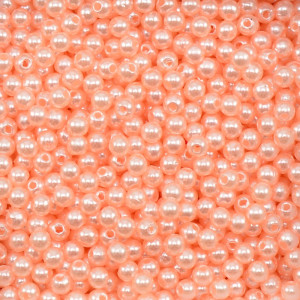 Pérola ABS, 04mm, Salmão