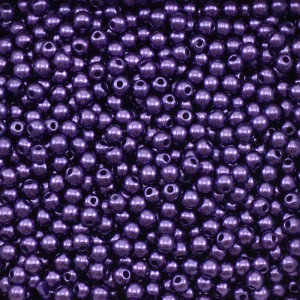 Pérola ABS, 04mm, Roxo