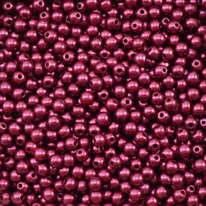 Pérola ABS, 04mm, Marsala