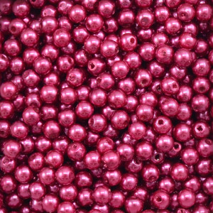 Pérola ABS, 05mm, Marsala