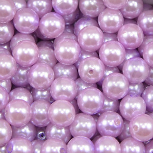 Pérola ABS, 10mm, Lilás