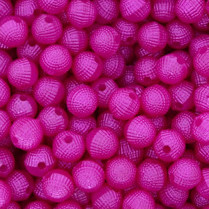 Pérola Craquelada, 08mm, Rosa Pink