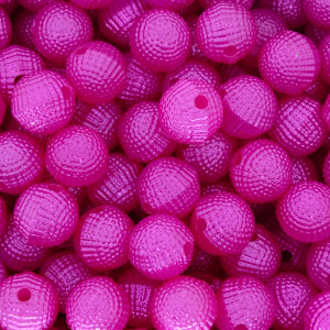 Pérola Craquelada, 10mm, Rosa Pink