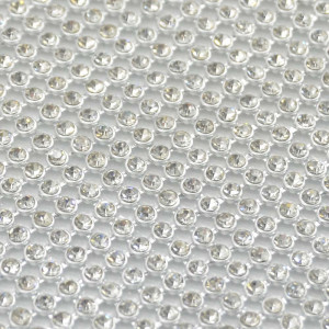 Manta de Strass, Prata, Cristal