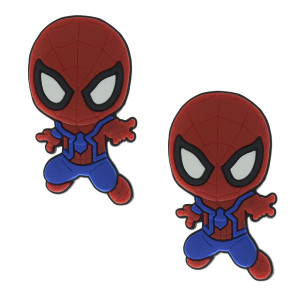 Aplique de Borracha, Homem Aranha, Vermelho/Azul